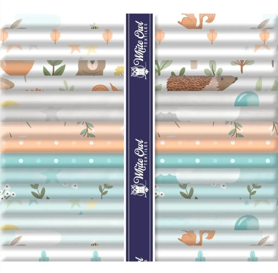 Woodland Lullaby-FQ / 1 Piece of Each Print || Woodland Lullaby || White Owl Textiles