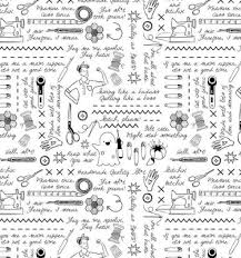 SWEARY STITCHING - WHITE || EXTRA WIDE QUILT BACKS - quilt back, wide backing || Dear Stella