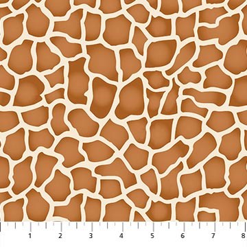 Giraffe Print - RUST II BABY SAFARI