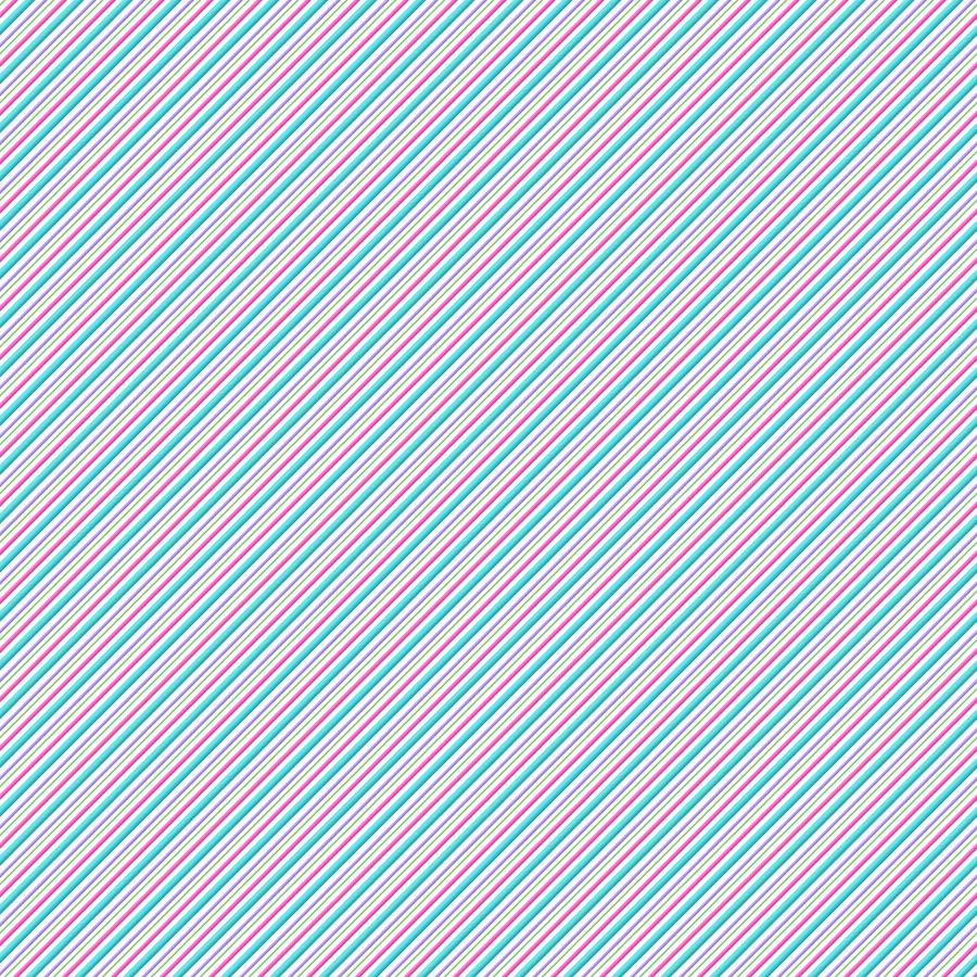 Diagonal Stripe - White Multi ll Merry And Bright