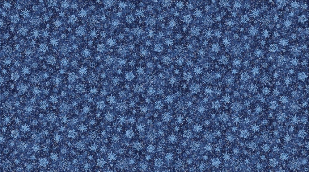 Snowflakes - Navy ll All That Glitters