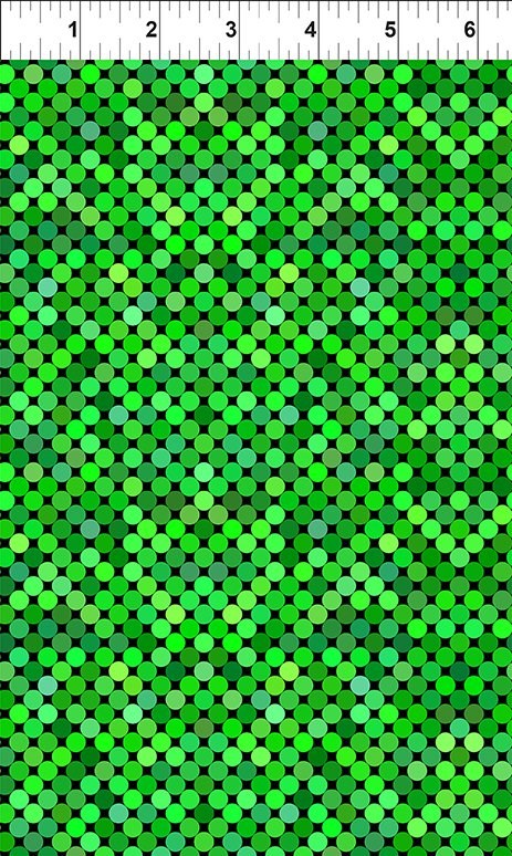 6COL 5 - Colourful  - Dots - Green