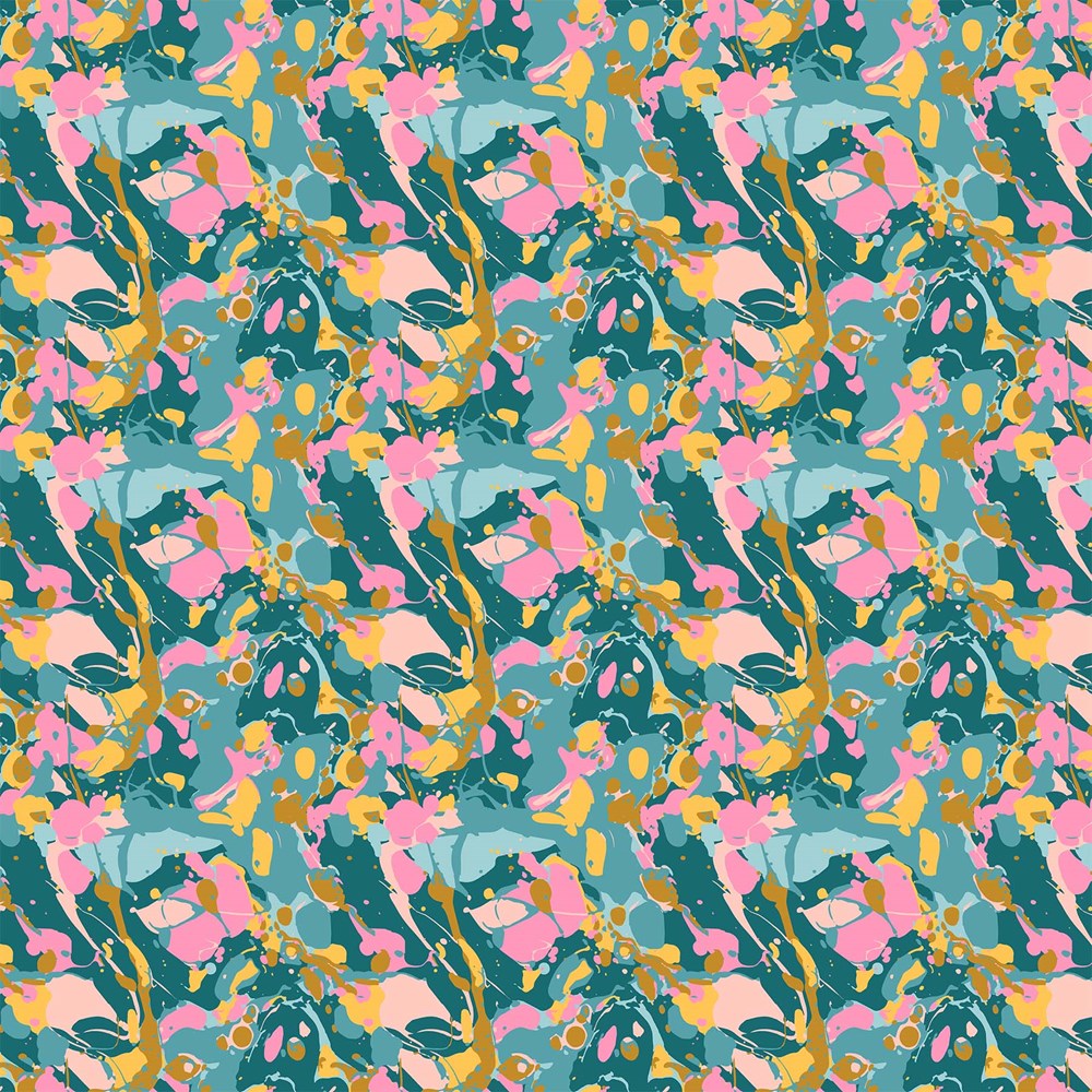 MARBLE SPLASH - TEAL MULTI II DREAMSCAPE