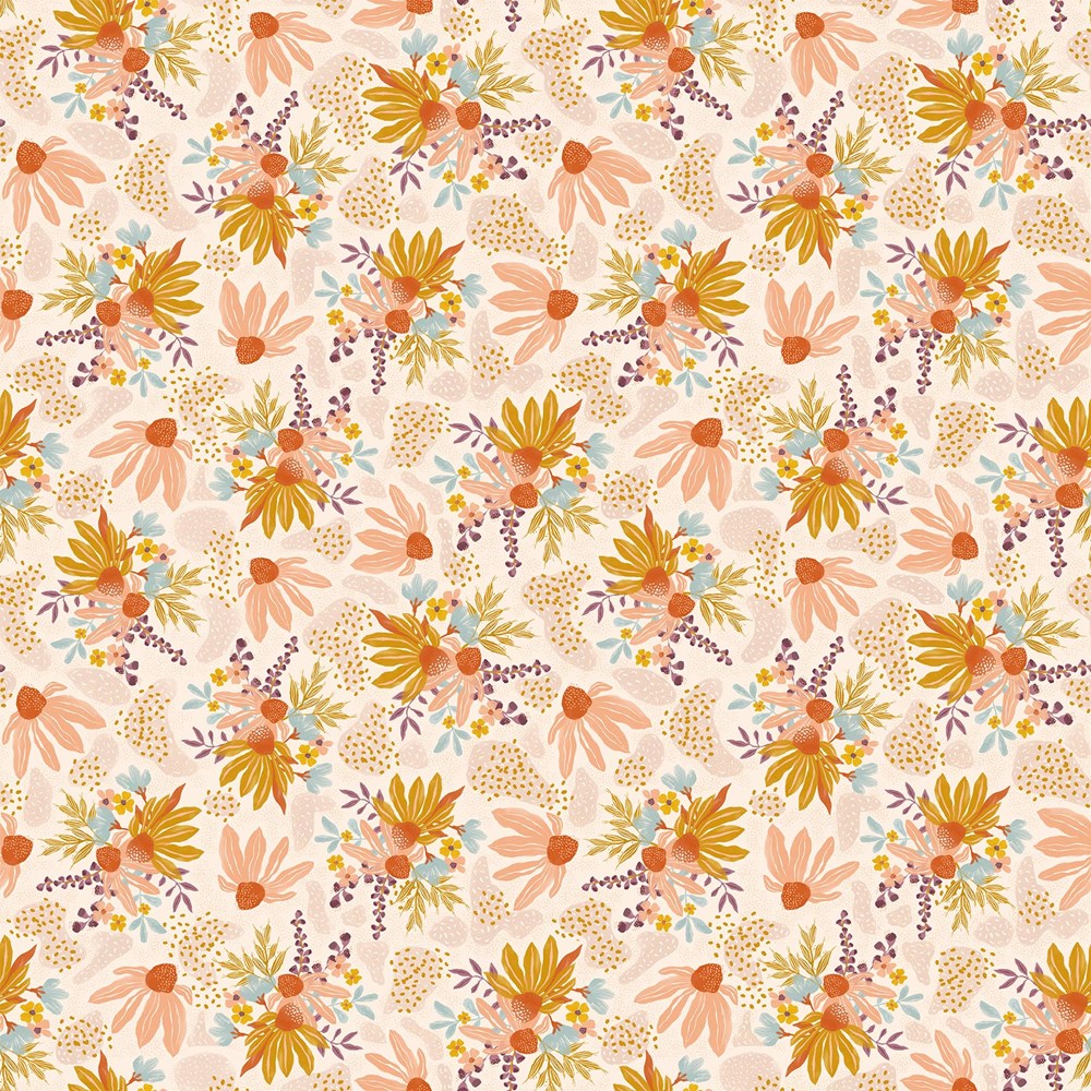 FLORAL - CREAM II THICKET AND BRAMBLE