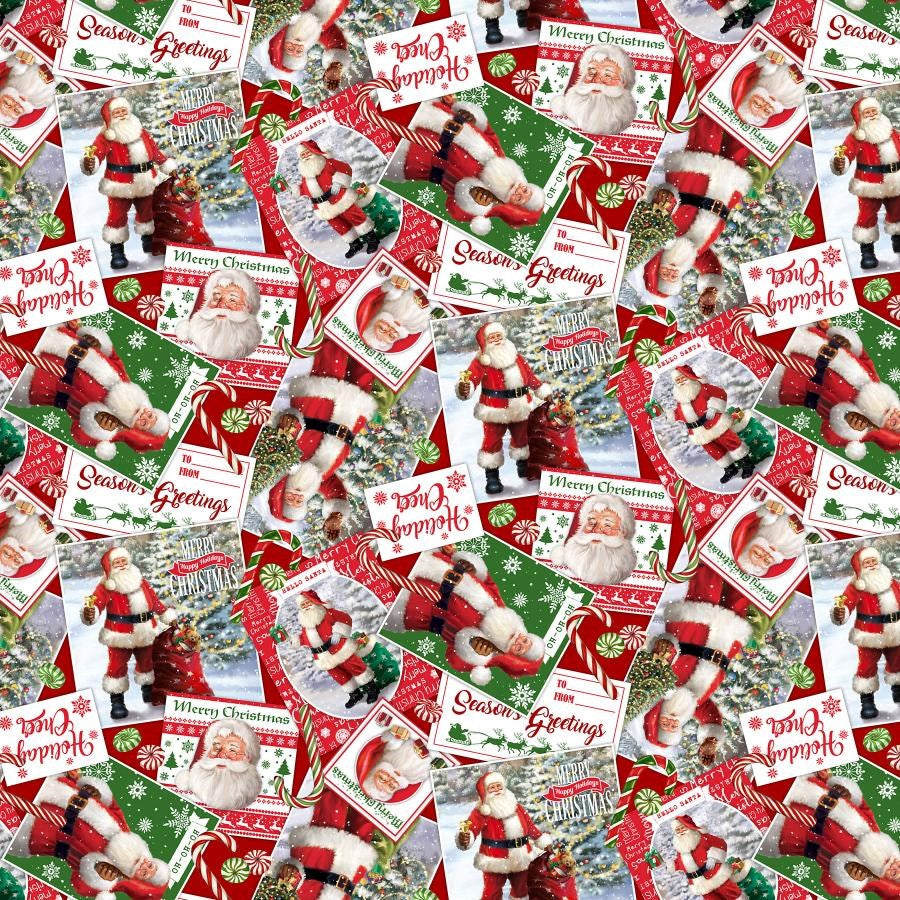 Postcards - Red Multi ll Letters To Santa
