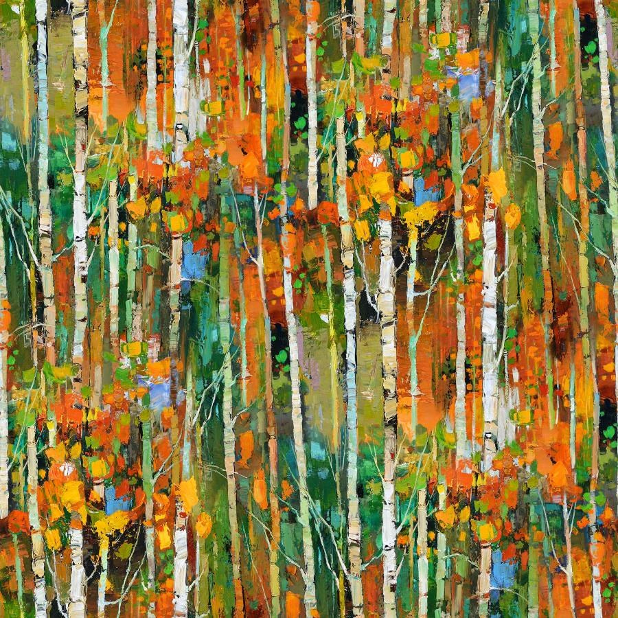 Autumn Trees - Orange Peel ll Silent Lake ll Northcott