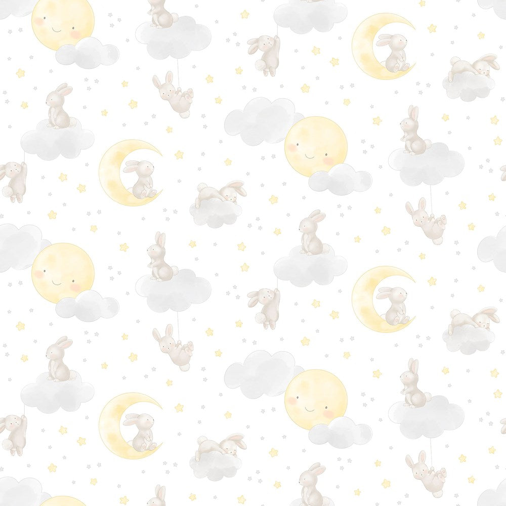 BUNNY FEATURE - WHITE MULTI II SNUGGLE BUNNY