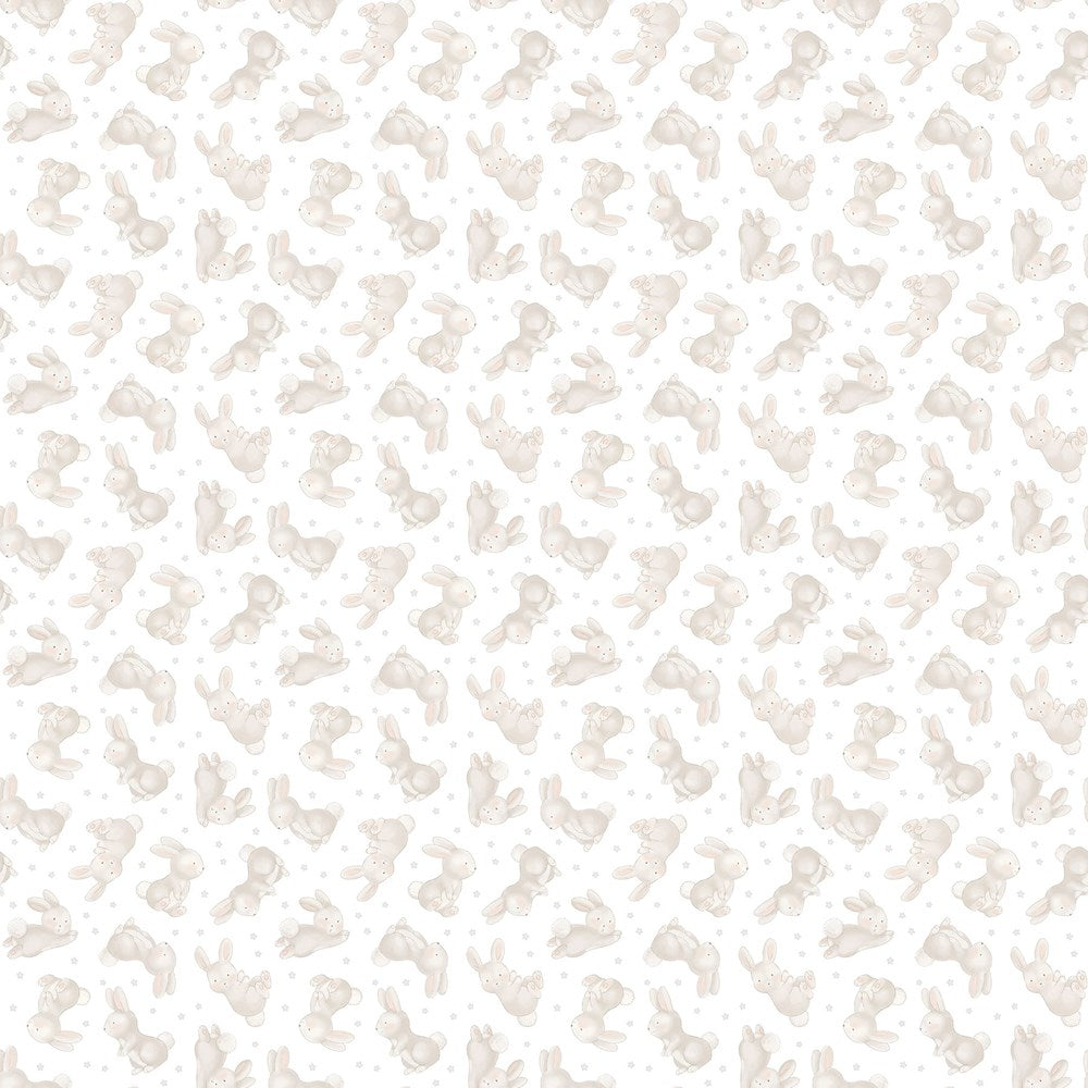 BUNNY TOSS - WHITE MULTI II SNUGGLE BUNNY