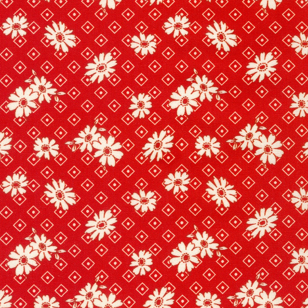 FLH-21269-3 II DAISY&#39;S REDWORK