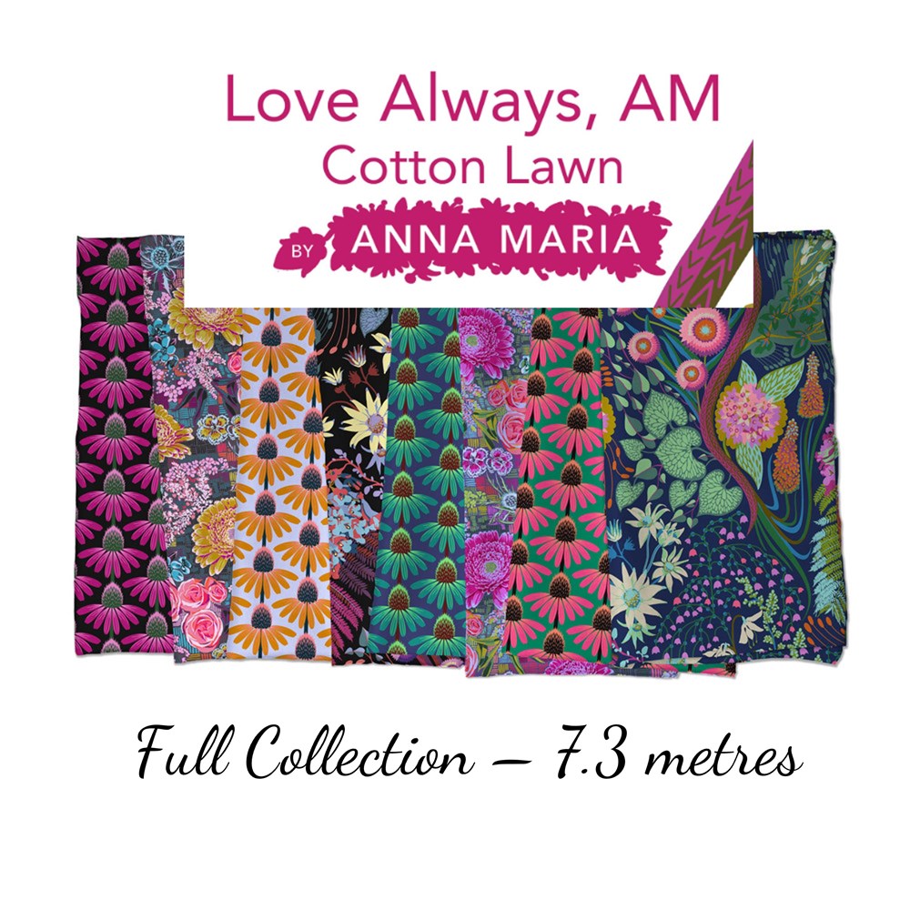 Full Collection (7.3 metres) - Love Always, AM Cotton Lawn ll Anna Maria