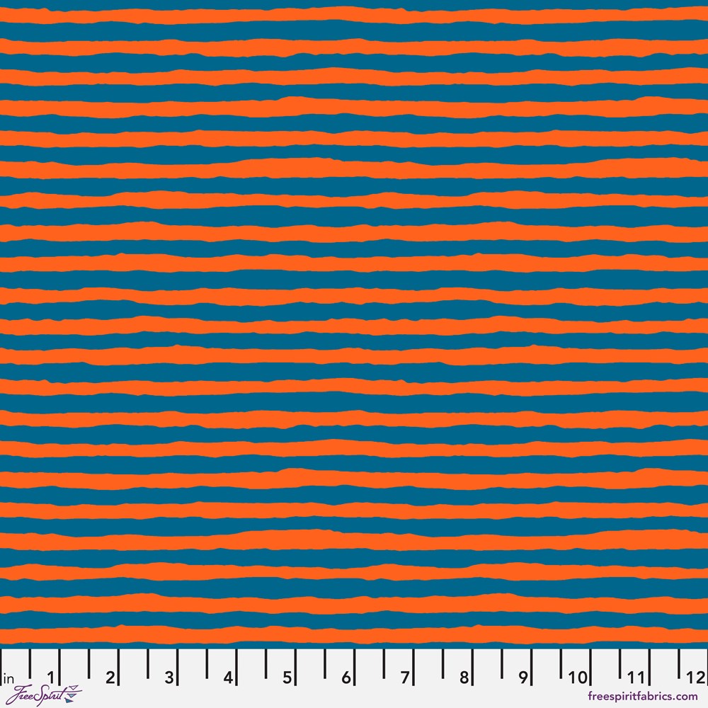 Comb Stripe - Orange II  Aug-22  II Kaffe Fassett Collective