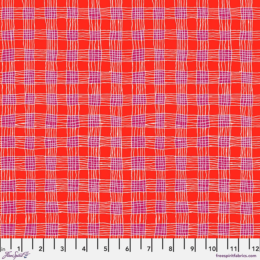 Gingham - Red II Aug-23 II Kaffe Fassett Collective