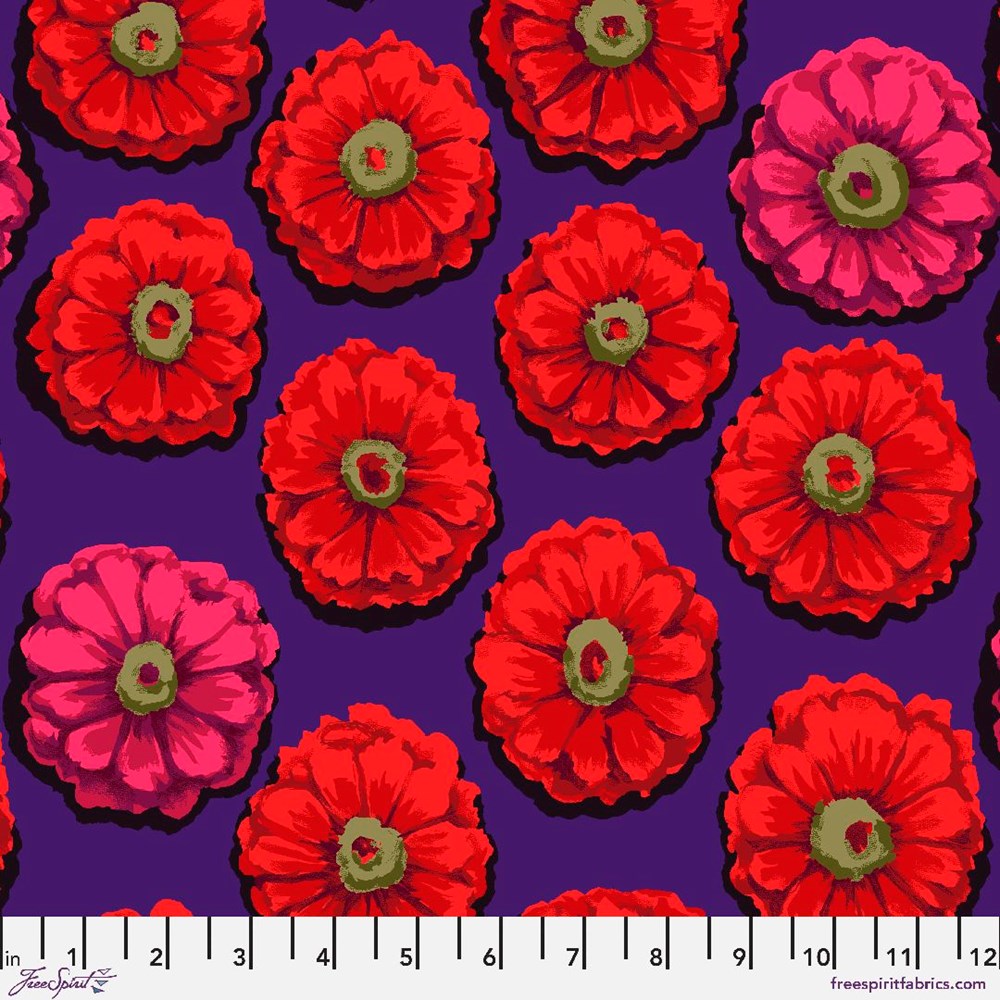 Zinnia - Crimson II  85 and Fabulous  II Kaffe Fassett Collective
