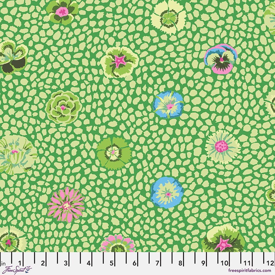 Guinea Flower - Moss ll August 2024 ll Kaffe Fassett Collective