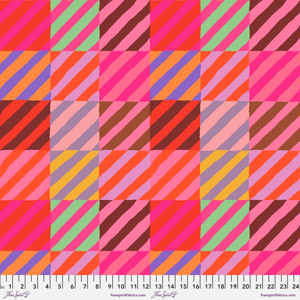 Regimental Ties - Red II  Feb-22  II Kaffe Fassett Collective