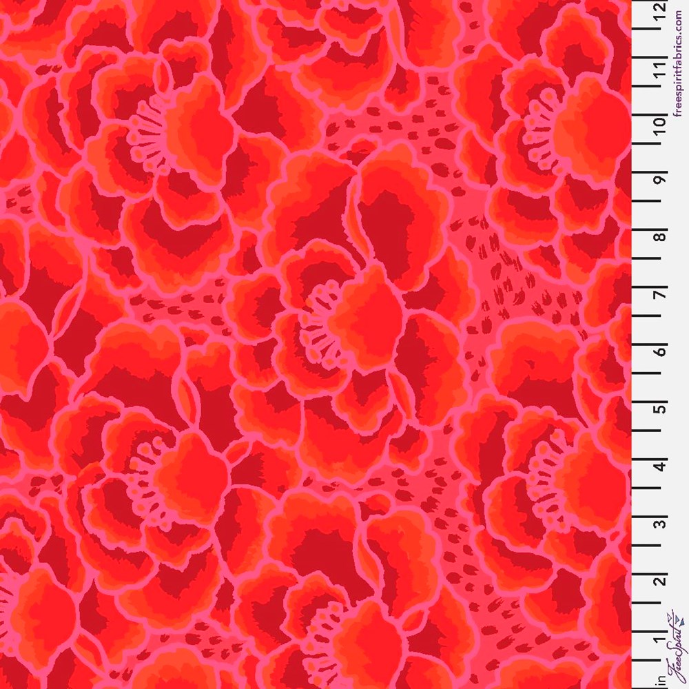 Tonal Floral - Red II Feb-23 II Kaffe Fassett Collective
