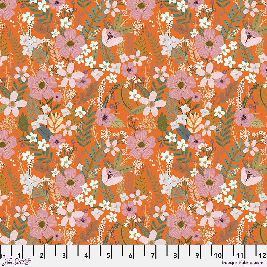 Floral Mist - Mango II Autumn Friends II Mia Charro