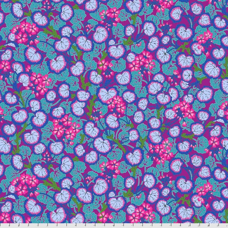 Climbing Geraniums - Purple II  Aug-21  II Kaffe Fassett Collective