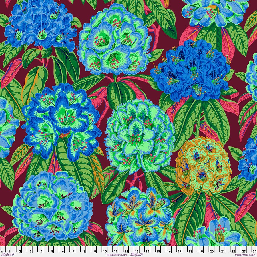 Rhododendrons - Green II Aug-23 II Kaffe Fassett Collective