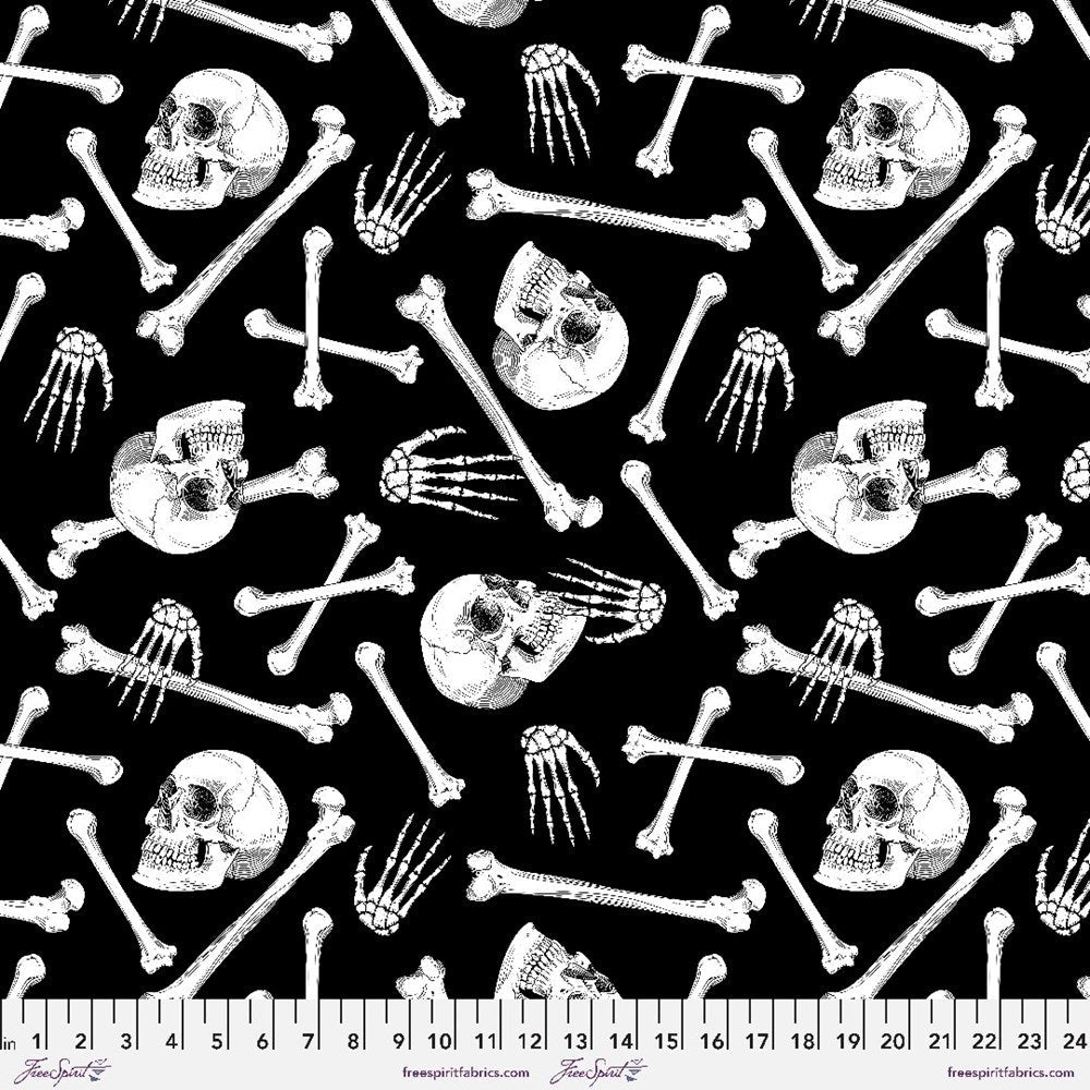 Skeletons - Black II Scaredy Cat II Rachel Hauer