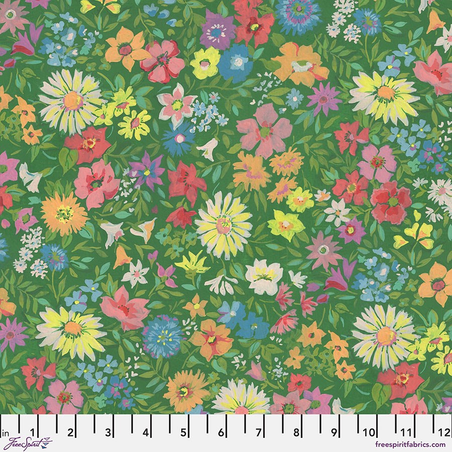Flowerbed - Green II Parterre II Sarah Campbell