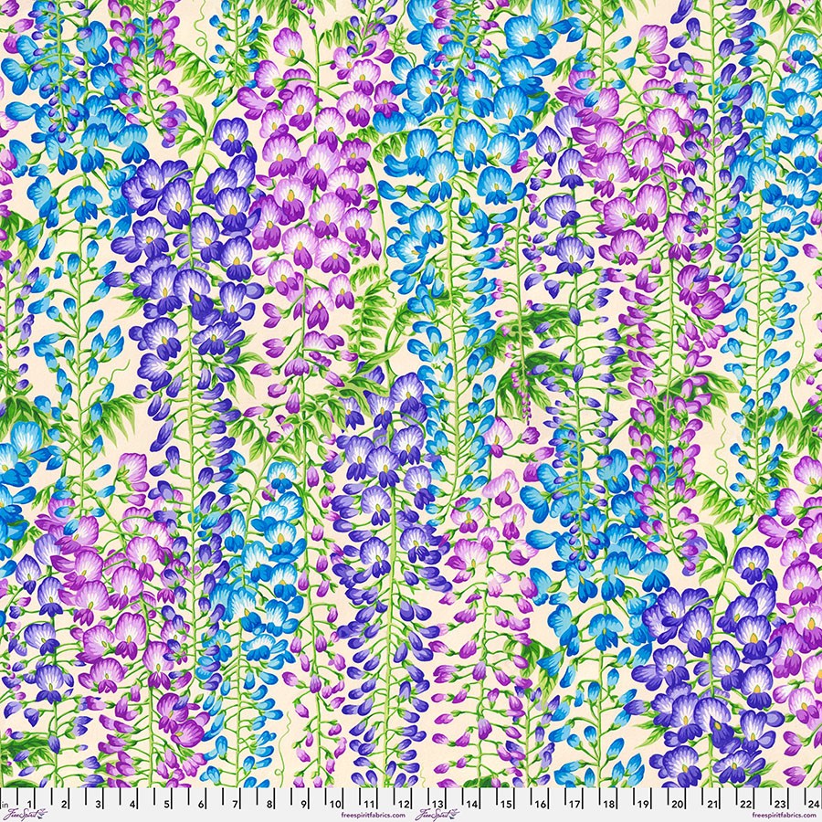 Japanese Wisteria - Ivory II Temple Garden II Snow Leopard