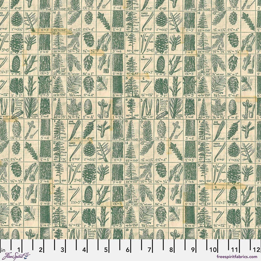 Pine Chart - Green ll Holidays Past ll Tim Holtz