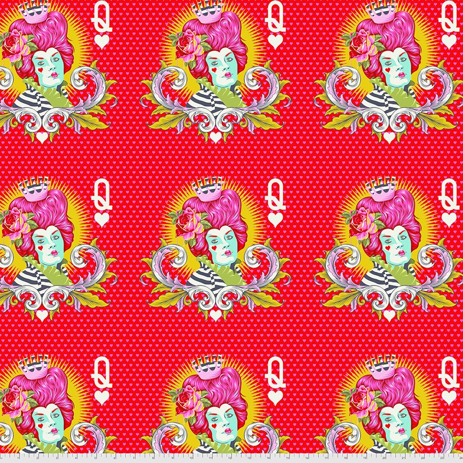 The Red Queen - Wonder II Curioser &amp; Curioser II Tula Pink