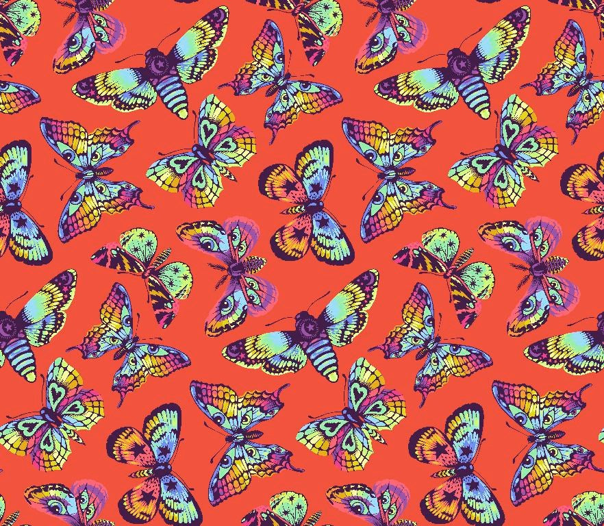 Butterfly Kisses - Papaya II Daydreamer II Tula Pink