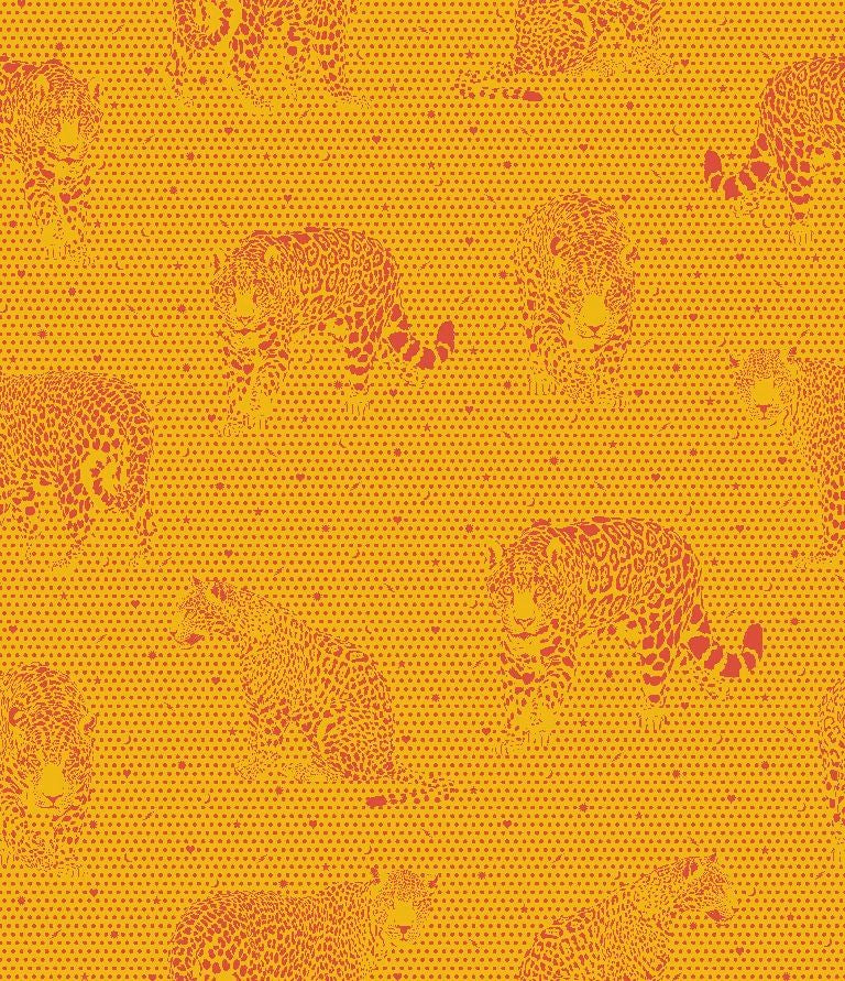 Lil Jaguars - Papaya II Daydreamer II Tula Pink