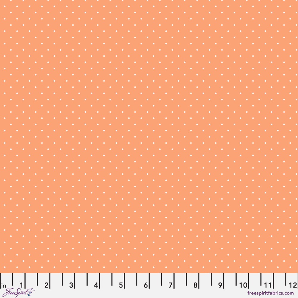 Tiny Dots - Peachy II True Colours II Tula Pink