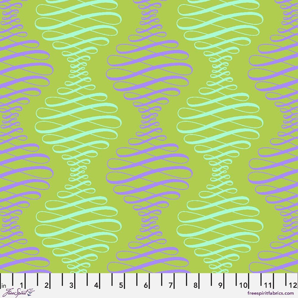 Spencer Stripe - Pistachio II Parisville II Tula Pink