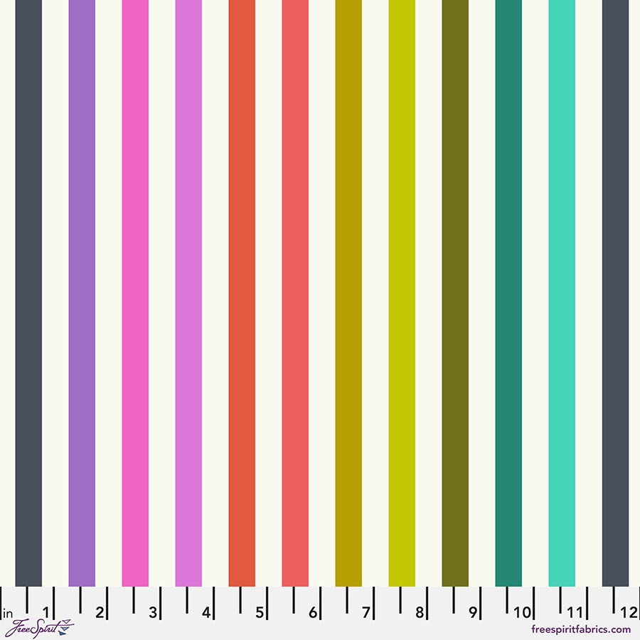 Disco Stripe - Prism ll Tabby Road ll Tula Pink