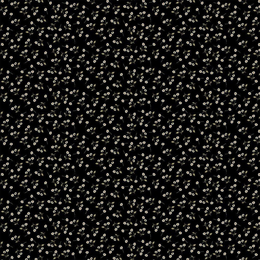 FLORAL - BLACK II COUNTRYSIDE COMFORTS