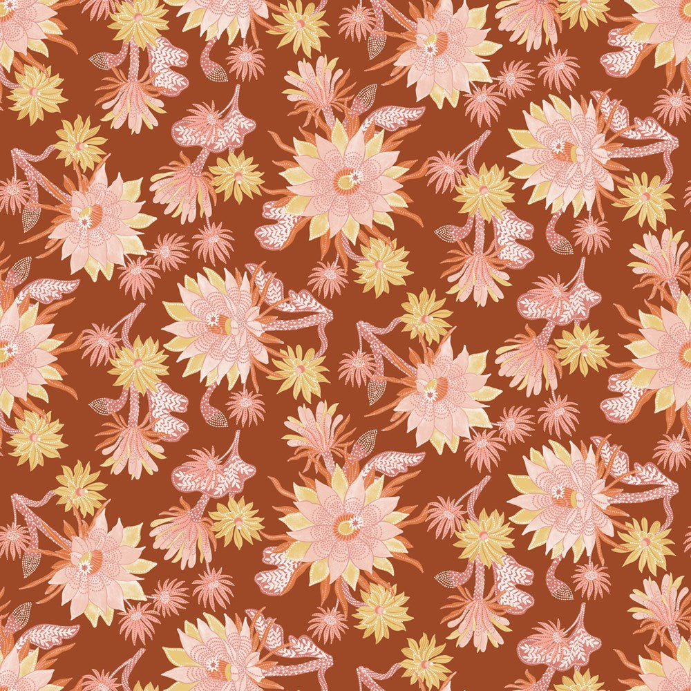 CACTUS BLOOM - RUST ll DESERT SUNRISE