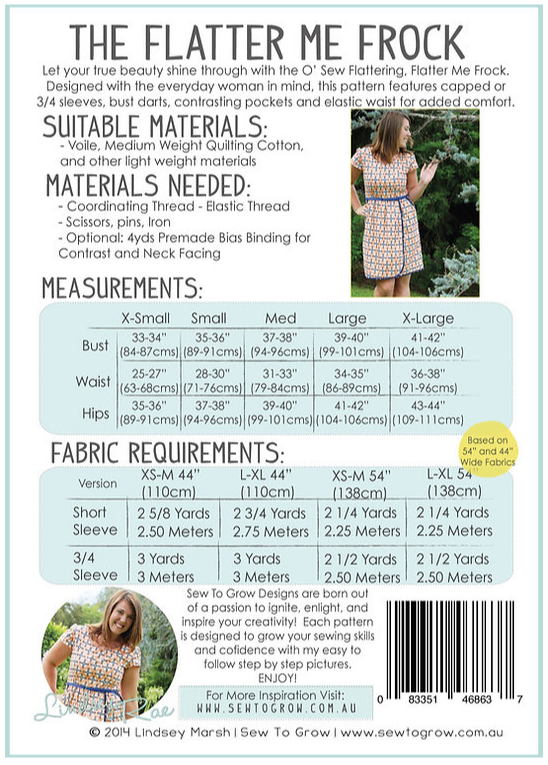 The Flatter Me Frock Pattern